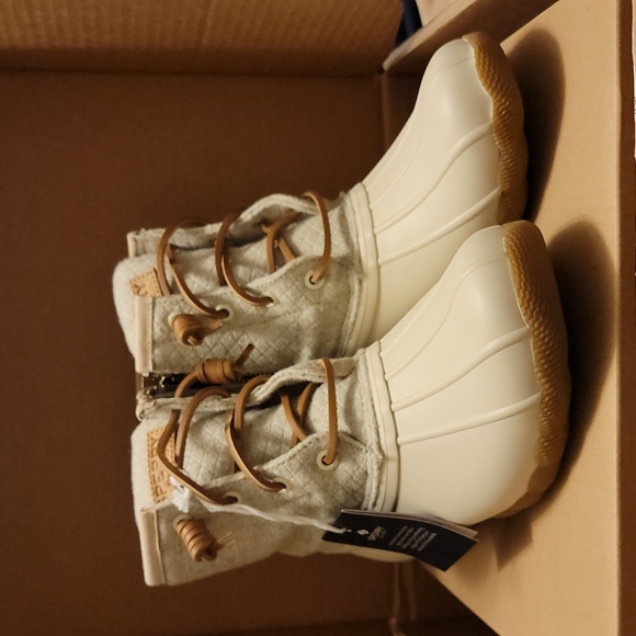 Sperry Saltwater wool linen boots - Picture 1 of 4